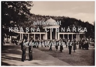 MARIÁNSKÉ LÁZNĚ (kolonáda Rudolfův a Karolinin pramen)