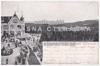 MARIÁNSKÉ LÁZNĚ (hotel Krakonoš, nyní Rübezahl Marienbad Schloss Wellnes Hotel)