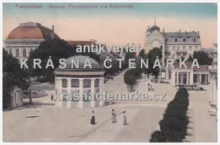 FRANTIŠKOVY LÁZNĚ  (pavilon pramene František a lázeňská promenáda)