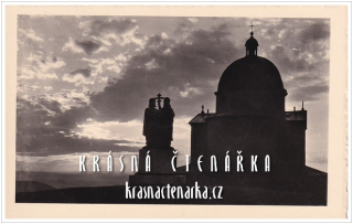 RADHOŠŤ, kaple sv. Cyrila a Metoděje při západu slunce