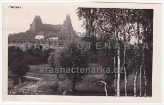 zřícenina hradu TROSKY