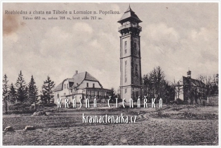 hora TÁBOR u Lomnice nad Popelkou, Chata a rozhledna