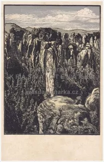 HRUBOSKALSKÉ SKALNÍ MĚSTO (CHKO Český ráj, Karel Vik)