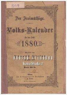 DER FREIMÜTHIGE, VOLKS-KALENDER für das Jahr 1880